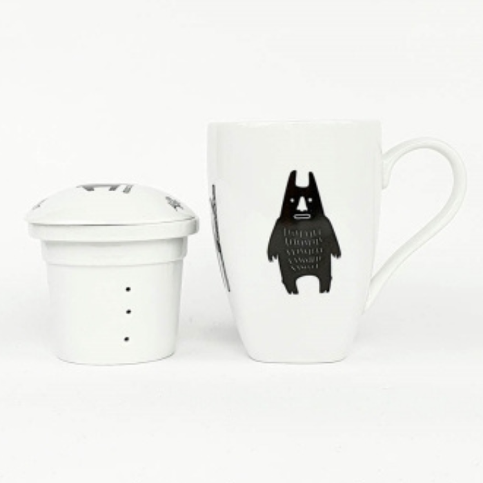 'Bebok' mug with infuser, 300ml