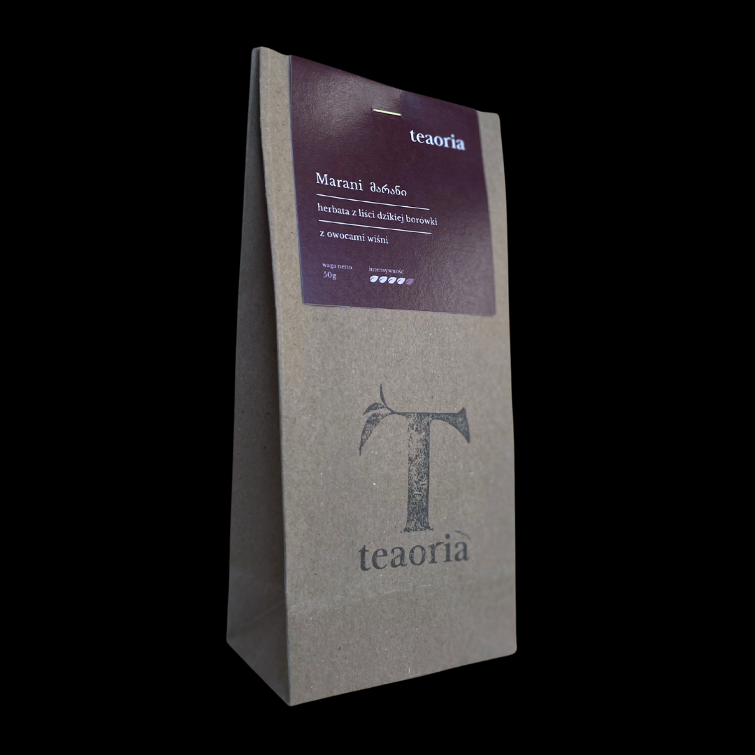 Marani - wild leaves of mountain blueberry with cherries