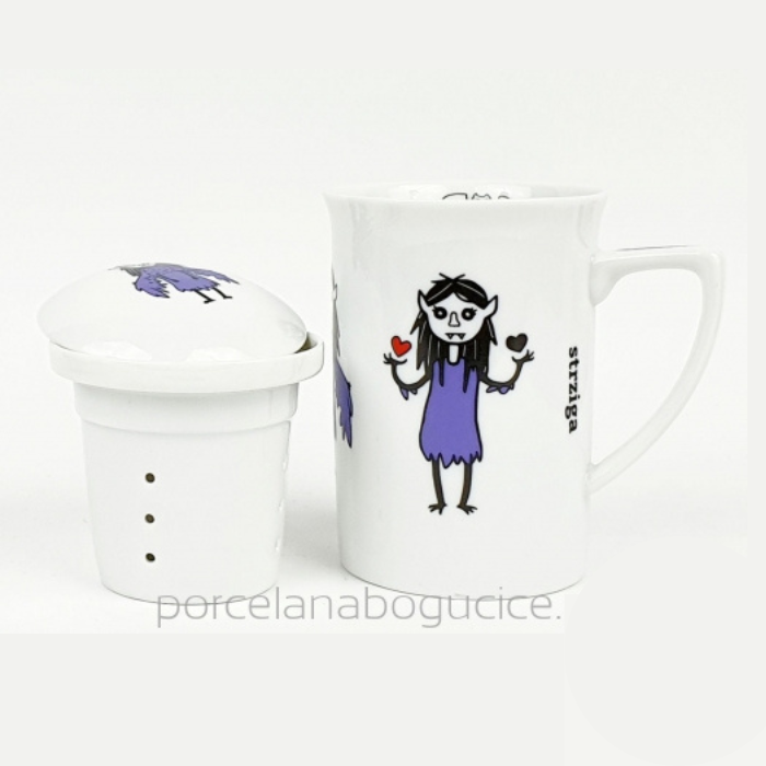 'Strziga' mug with infuser, 300ml