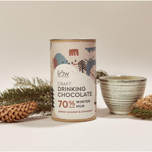 Drinking chocolate - salted caramel and cinnamon (70% cocoa)