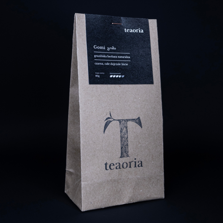 Gomi - black leaf tea, whole ripe leaves