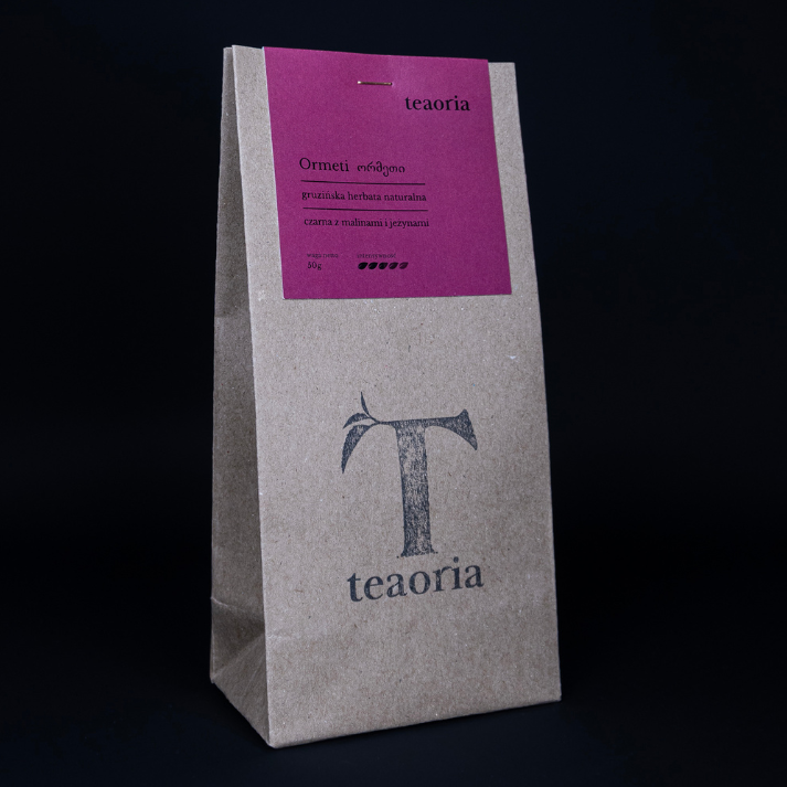 Ormeti - black leaf tea with raspberry and blackberry fruits