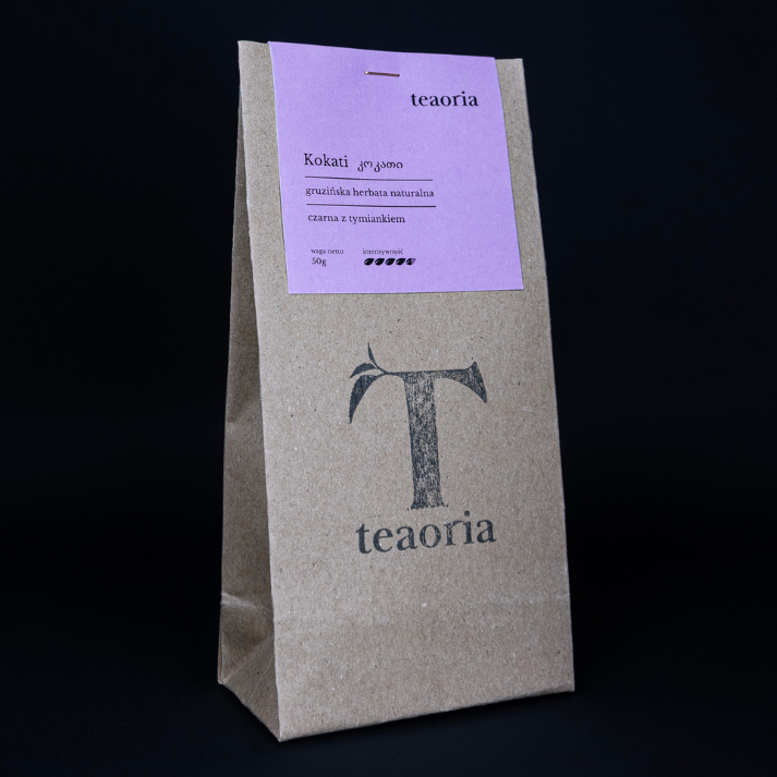 Kokati - black leaf tea with thyme 50g
