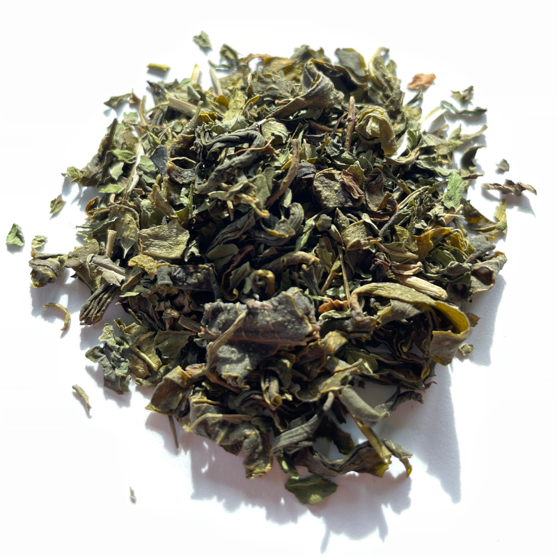 Herbata zielona z miętą