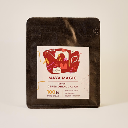 Ceremonialne kakao Maya Magic z chilli, cynamonem i kardamonem | Flow Cacao