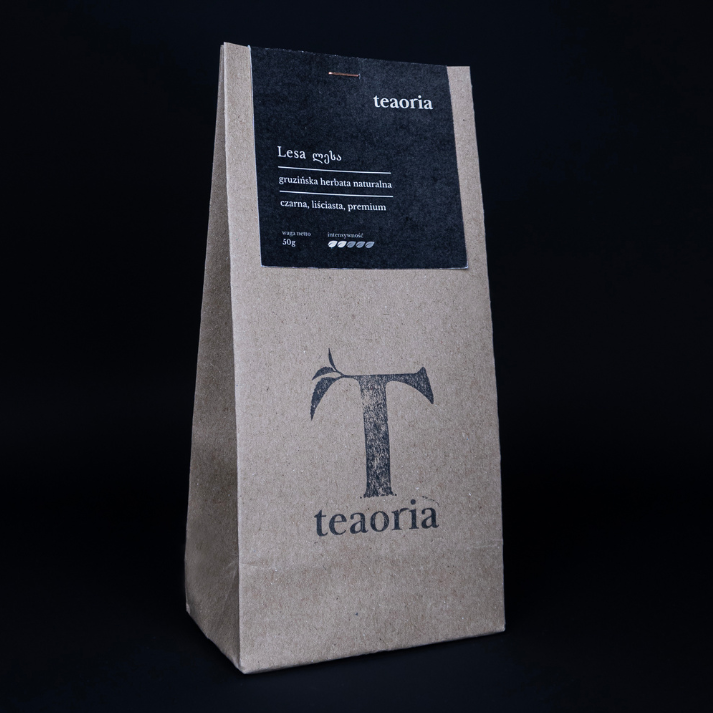 Lesa - czarna herbata liściasta, premium 50g